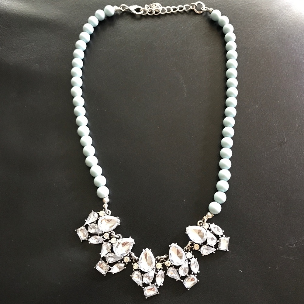 Loft rhinestone statement necklace